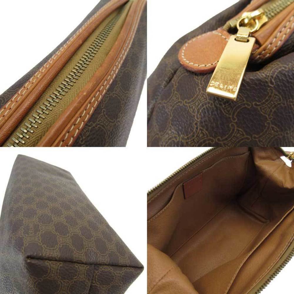 Celine Macadam Leather Pouch Multi Case Brown - image 5